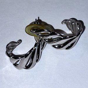 Crescent J-Shape Earrings